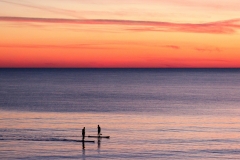 Paddle Boarders Sunset-4